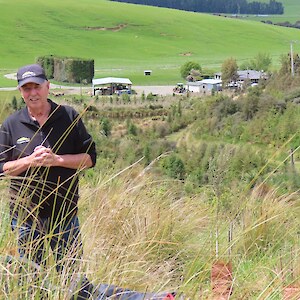 Mark Sutton, QEII rep for Northern Southland, the advocate enabling so many covenants to have been signed off in the region over many years now.